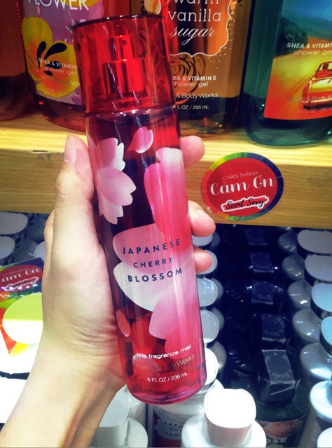 Xịt thơm Bath and Body Works Japanese Cherry Blossom