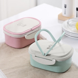 Hộp cơm lúa mạch 2 tầng dành cho văn phòng
