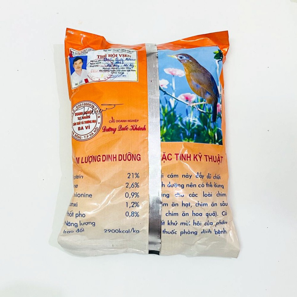 Cám Trứng Ba Vì  ⚡ SIÊU SALE ⚡ Cám Chim Tổng Hợp Cao Cấp Giá Rẻ 500g- Mồi Câu Cá