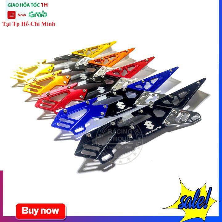 Cacte Che Xích Sên Dành Cho Xe Raider, Satria Nhôm CNC Đủ Màu Lo gô Suzuki, RCB, Uniracing ngẫu nhiên tùy theo đợt