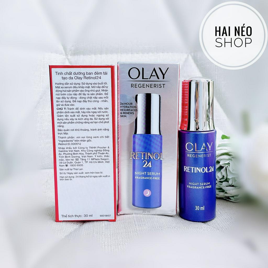 [DATE 11/2023] Tinh chất Retinol chống lão hoá tái tạo OLAY Regenerist Retinol 24 Night Serum 30ml (Thái)