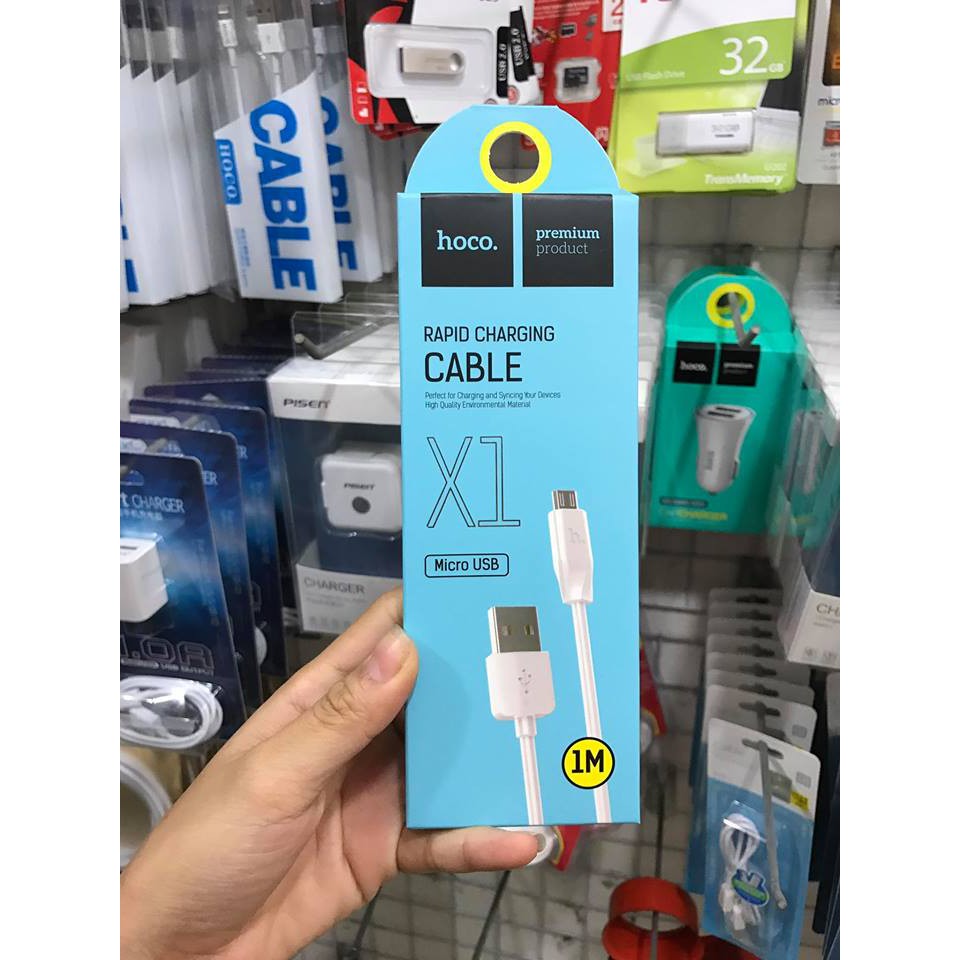 Cáp Sạc Samsung💎SIÊU BỀN💎Dây Sạc Hoco X1/X37 Chân Micro USB Cho Android, Hỗ trợ Truyền Dữ Liệu - Bảo Hành Chính Hãng 12T