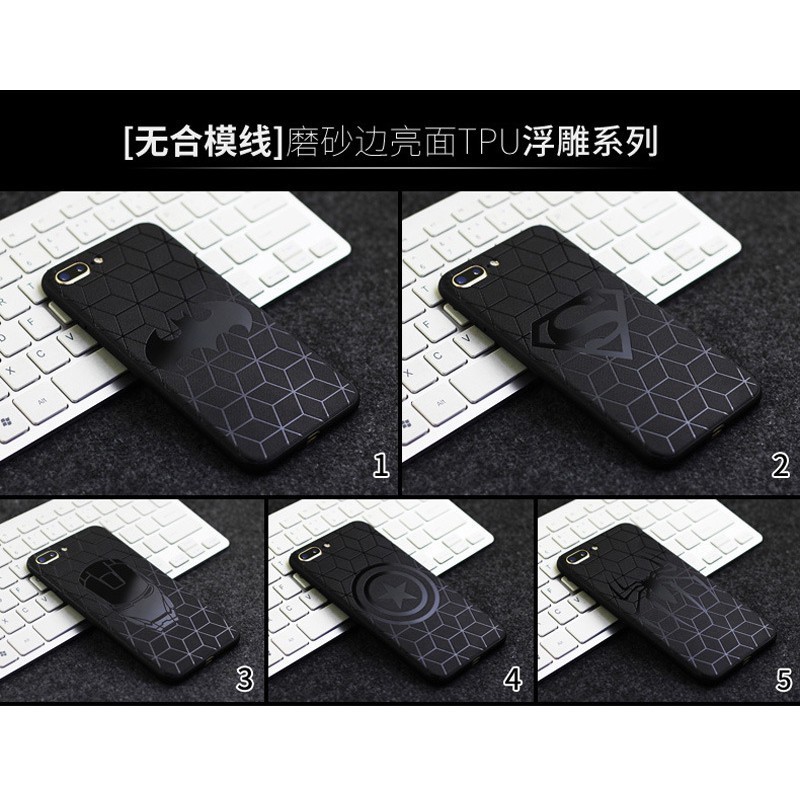 Ốp điện thoại biểu tượng Spiderman/Batman 3D cho Apple Compatible iPhone Cases 11 Pro 6 6S 5 5S SE7 8 Plus XS Max X XR