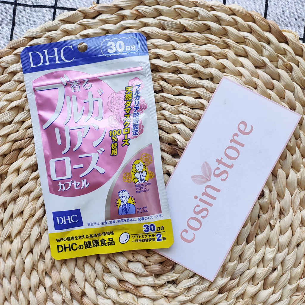 Viên Uống Hương Hoa Hồng DHC Bulgarian Rose Capsule 60 Viên 30 Ngày Dùng | Thế Giới Skin Care