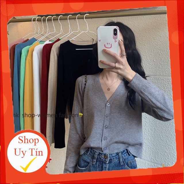 Áo Khoác Cardigan Dệt Kim Thiết Kế Cổ Chữ V Cho Nữ Liên hệ mua hàng 084.209.1989