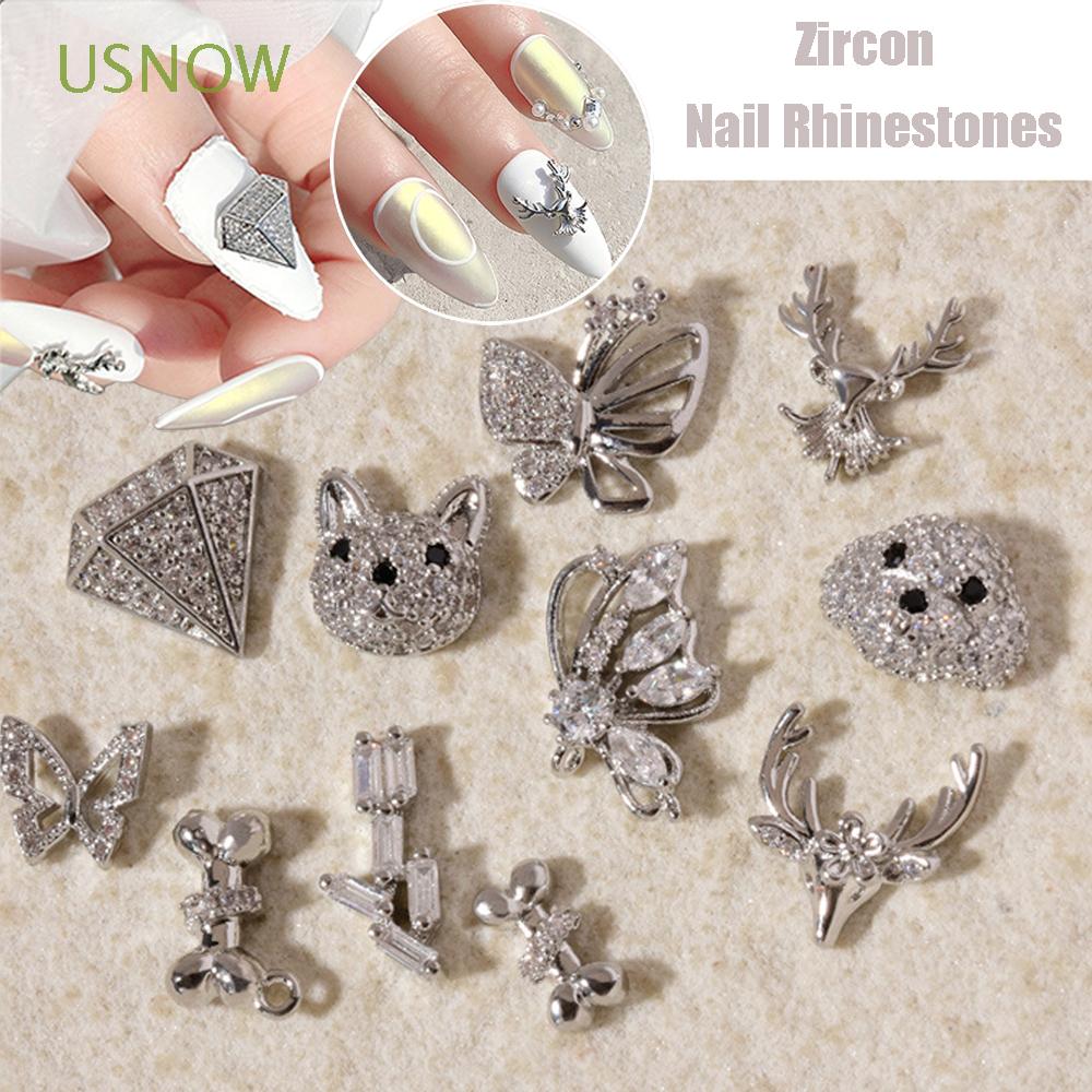 CHARMS 1 Phụ Kiện Trang Trí Móng Tay 3D Hình Chú Chó Xinh Xắn