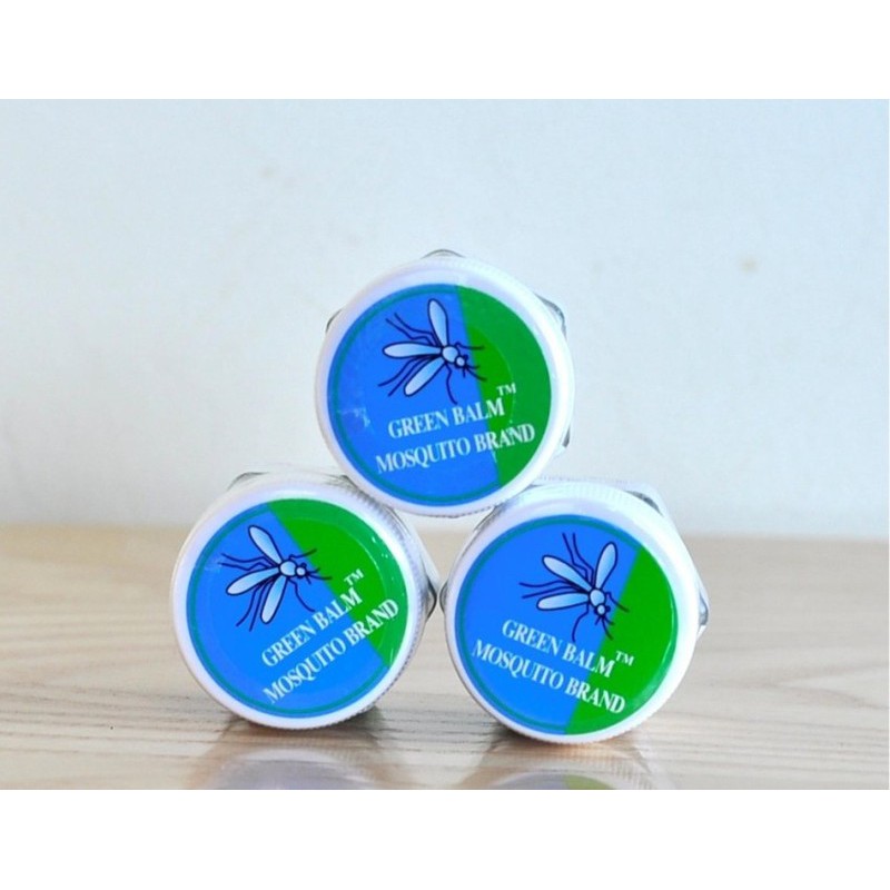 [HOT] ♘ Dầu Cù Là Thoa Muỗi Đốt Cho Em Bé Green Balm Mosquito Brand Thái Lan Mẫu Mới ♘ [MUA NGAY]