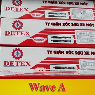 Đôi ty phuộc giảm xóc sau xe wave apha,wave thái  Wave A 100/110cc ( chính hãng detex) 1 đôi