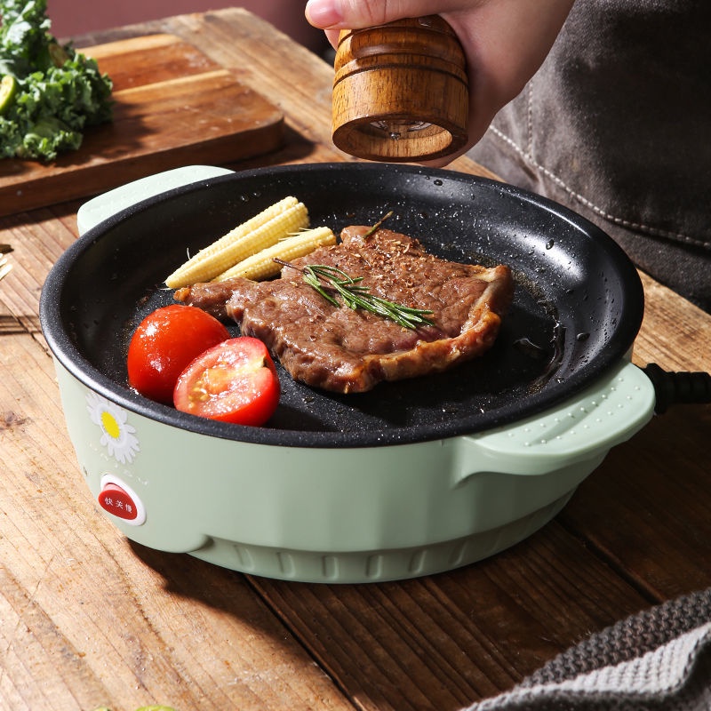 Bộ 4 Chảo Nướng Bbq Teppanyaki &amp; Nồi Hấp Mini Không Dính Đa Năng