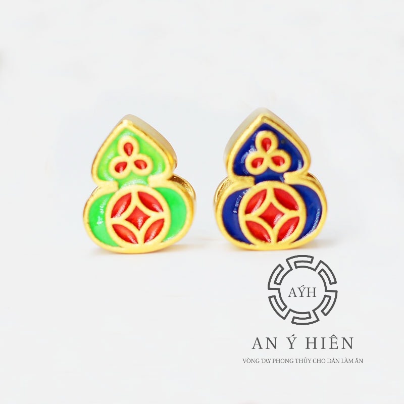 Charm Hồ lô xanh khai lộc #C235 ( An Ý Hiên)
