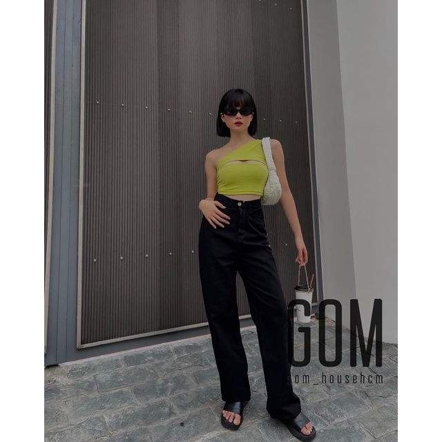 Jean suông ống rộng 190  (Ảnh/ clip shop chụp)
