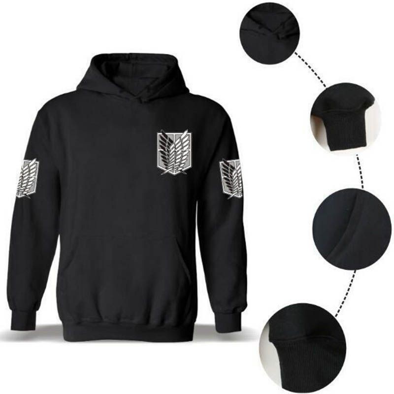 Áo Khoác Hoodie Hóa Trang Nhân Vật Trong Phim Attack On Titan | BigBuy360 - bigbuy360.vn
