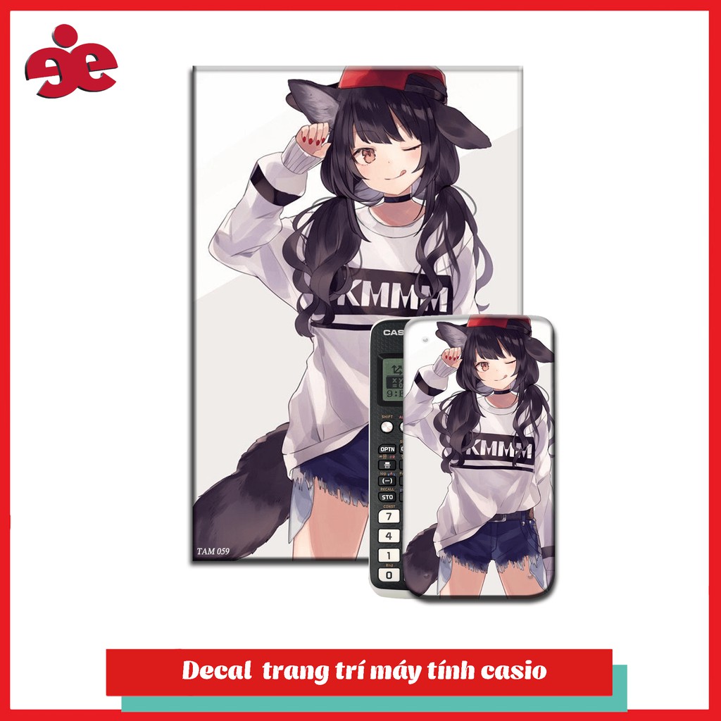 Decal máy tính Casio Nhân Vật Anime 059