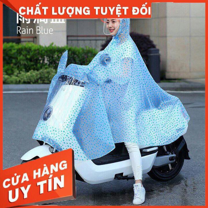 [FREE SHIP-XẢ KHO] ÁO MƯA CHẤM BI CÁNH DƠI XUẤT HÀN