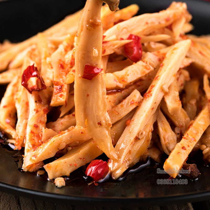 Gân Bò Xé Cay Tỏi ớt - Snackseeker - Gân Bò Xé Cay siêu ngon, dai dai , giòn giòn - Đồ ăn Vặt Trung Quốc 🐮 ngon ngon | BigBuy360 - bigbuy360.vn