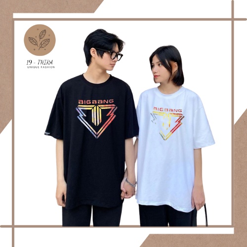 Áo phông, áo thun, dáng rộng unisex bigbang nam nữ