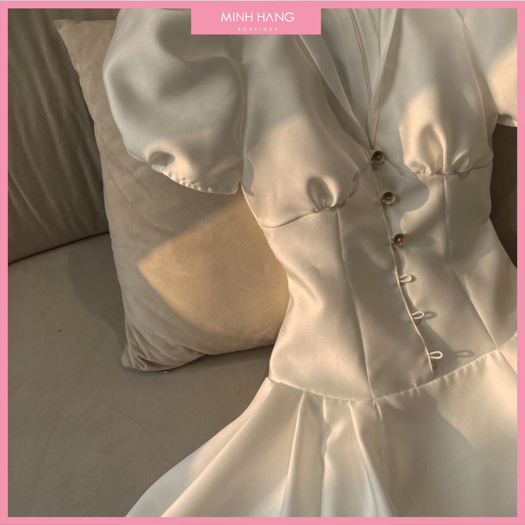 Váy dự tiệc Tafta tay bồng , hai lớp ( VMH002 ) | BigBuy360 - bigbuy360.vn