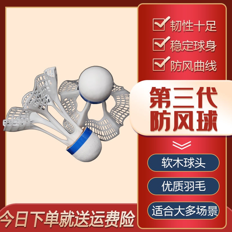 Quả Cầu Lông Đồ Chơi Bằng Nhựa Bền Chống Gió Màu Cam Vàng Hồng Trắng Dành Cho Học Sinh