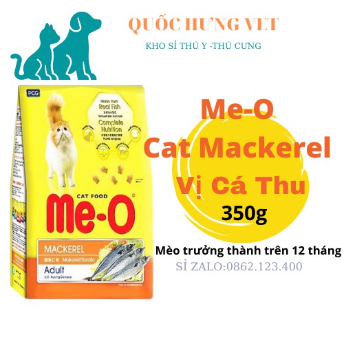 Thức ăn cho mèo Me o cá thu 350g-QUỐC HƯNG VET