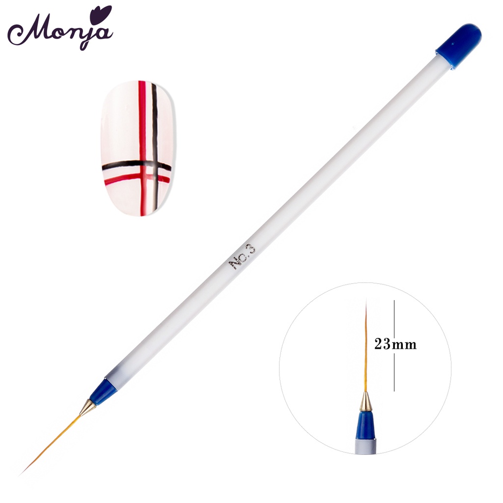[Hàng mới về] Bộ 6 Cọ Vẽ MONJA Trang Trí Móng Tay Chuyên Nghiệp