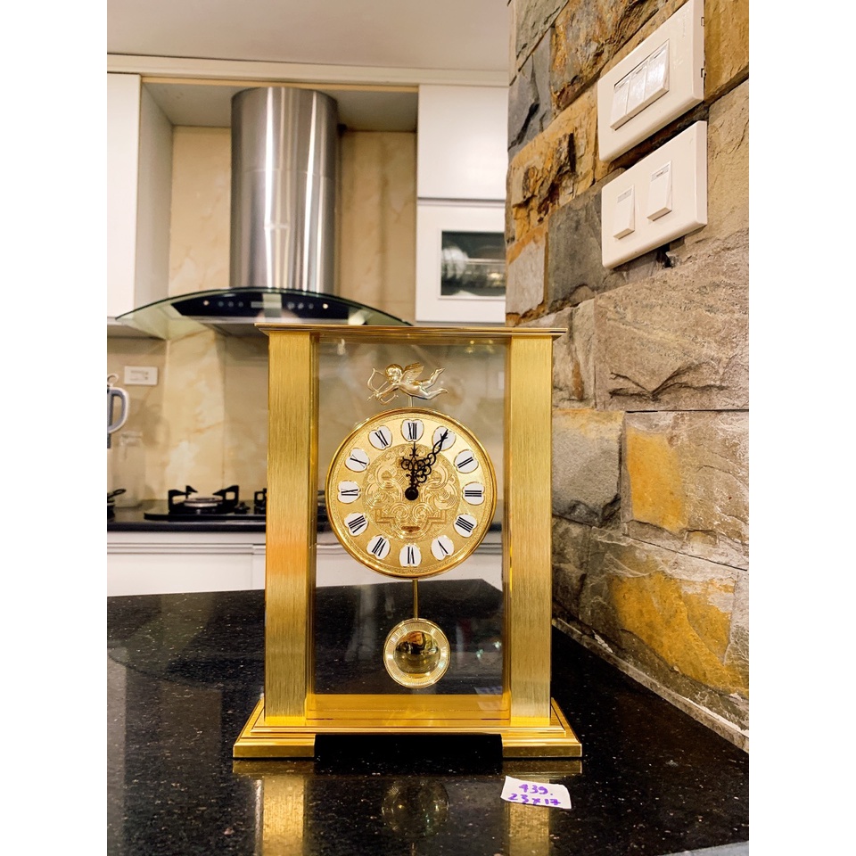 Đồng hồ để bàn Seikoo mặt số la mã sang trọng