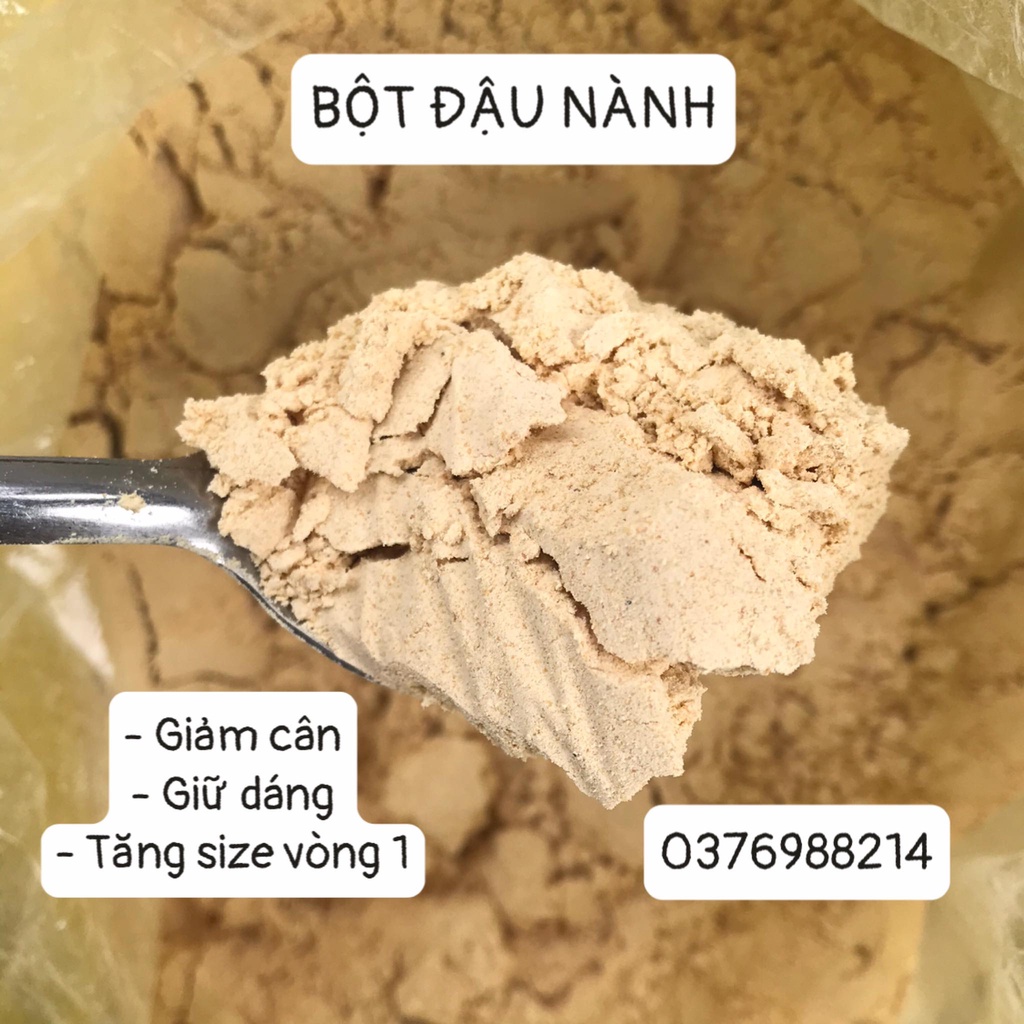 Bột đậu nành  nguyên xơ - nguyên chất giảm cân, tăng vòng 1, đẹp da