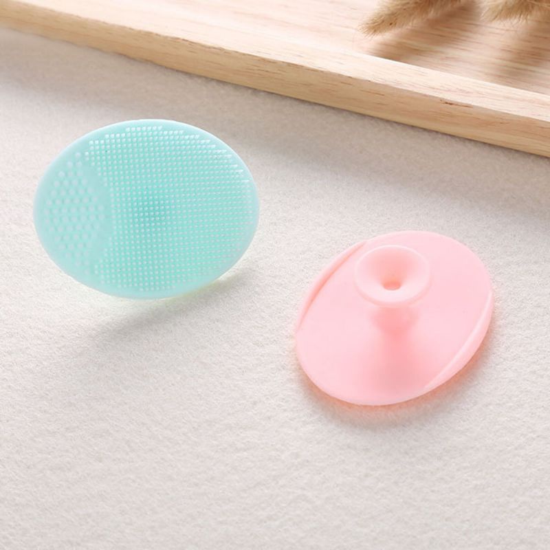 Miếng rửa mặt silicon cao cấp tẩy tế bào chết &amp; loại bỏ mụn đầu đen ( cọ rửa mặt silicon )
