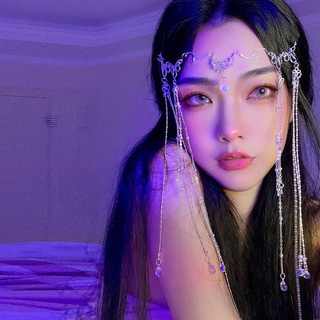 Băng Đô Cài Tóc Đính Pha Lê Hình Giọt Nước