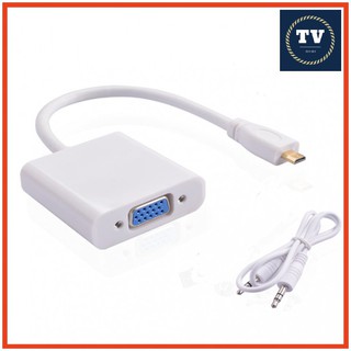 Cáp chuyển Micro HD to VGA + AV | micro hd sang vga, audio giá rẻ