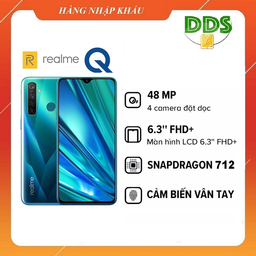 Điện thoại Realme Q 64GB Ram 6GB - Hàng nhập khẩu