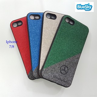 Ốp lưng Iphone 7 / 8 da logo Mercedes