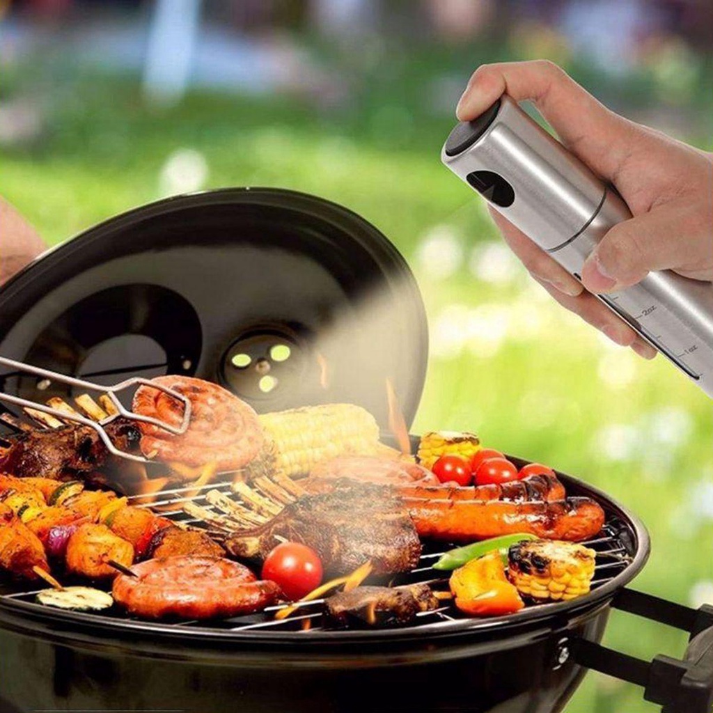 Bình Xịt Dầu Nấu Ăn Bằng Thép Không Gỉ Bền Chắc