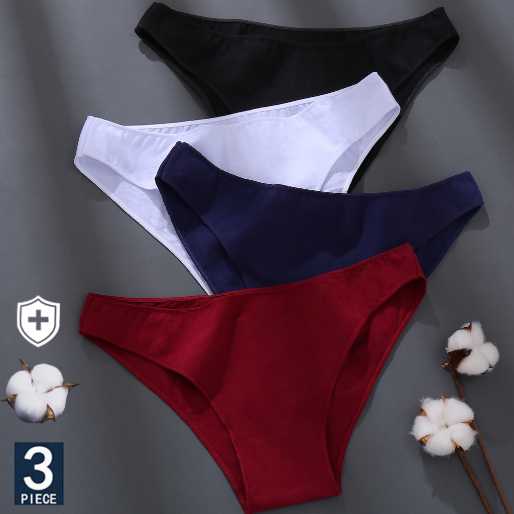Take Talk Quần Lót cotton 7 Màu Trơn Gợi Cảm Cho Nữ