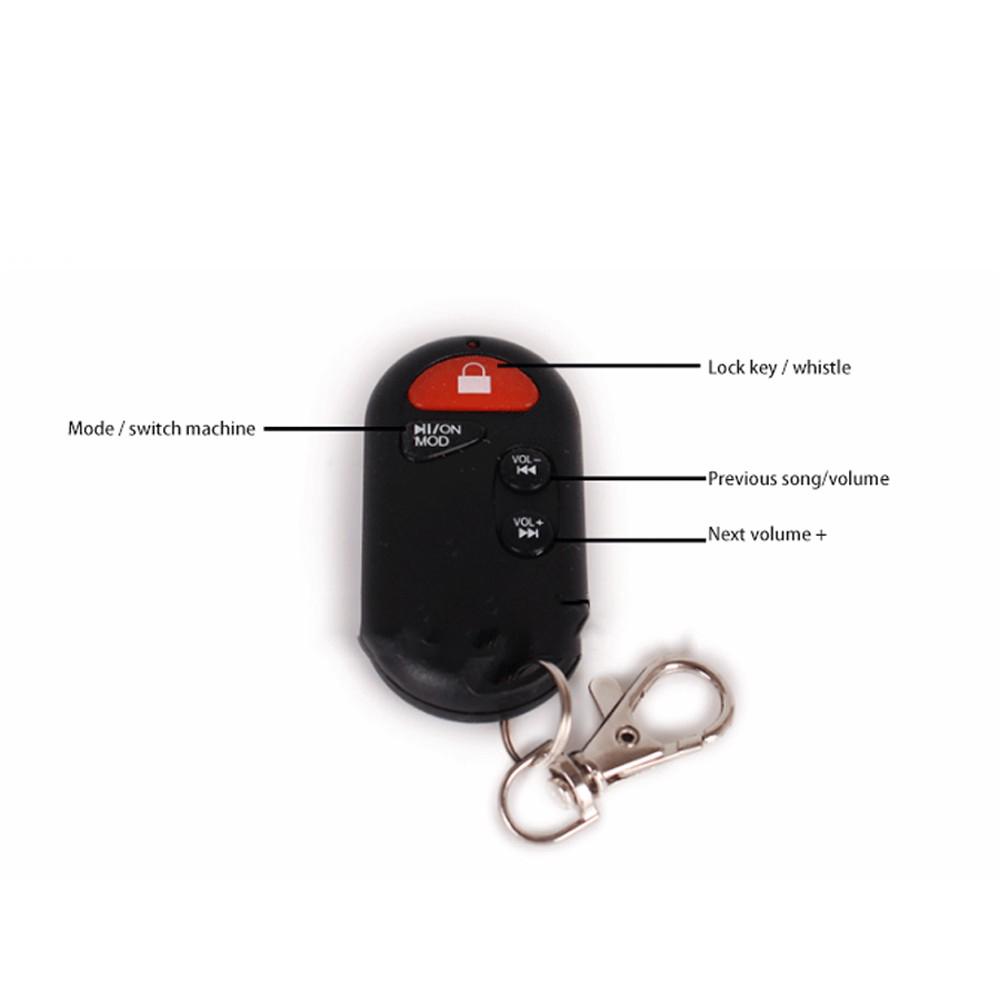 Loa Bluetooth 2.5 inches 12V chống trộm cho xe máy