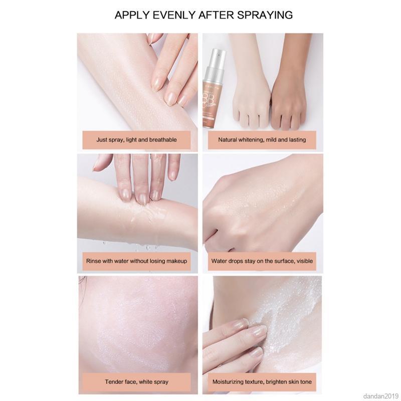 [Hàng mới về] Kem BB Dạng Xịt 50ml Dưỡng Ẩm Thoáng Khí Giúp Làm Đều Màu Da Che Khuyết Điểm | BigBuy360 - bigbuy360.vn