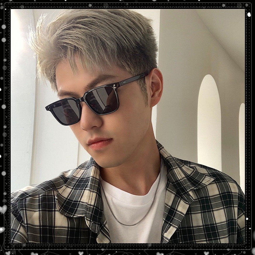 Kính râm thời trang nam nữ gọng vuông cao cấp Hàn Quốc đạt tiêu chuẩn ANSI chống tia UV bảo vệ mắt -103