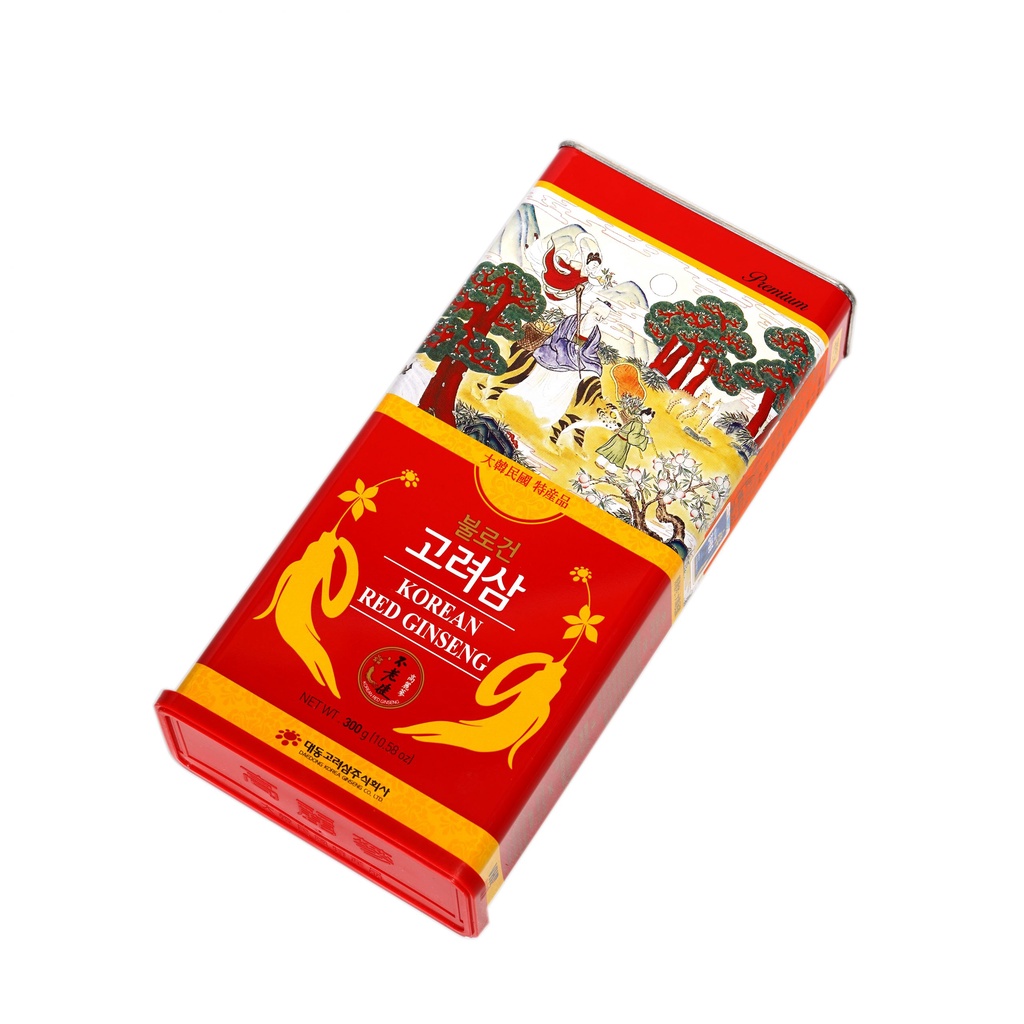 Hồng Sâm Củ Khô 300gram (31-50 củ) Hàn Quốc 6 Năm Tuổi Dòng Premium