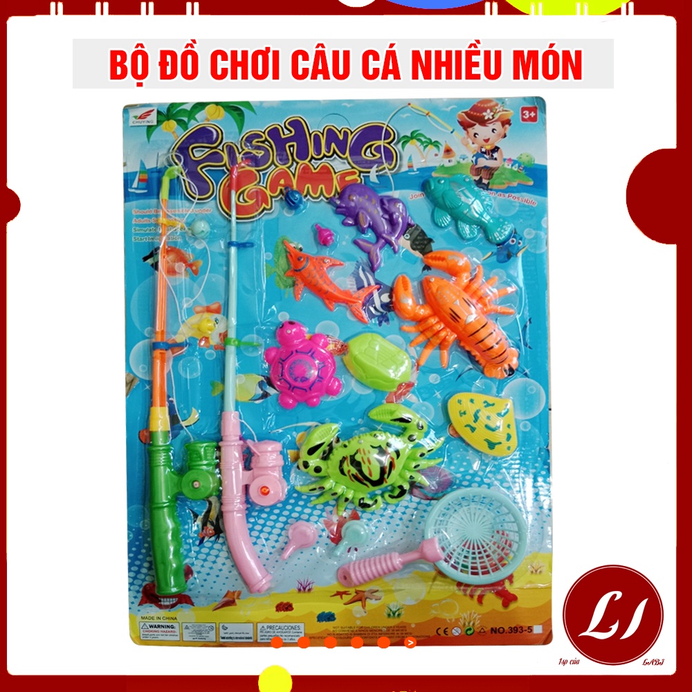 Bộ đồ chơi CÂU CÁ 11 chi tiết cho bé thỏa sức vui chơi (vỉ cá)