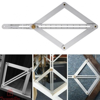 【TRSBX】Square Protractor 17.1cm Artifact Ceiling Corner Angle Finder Multi-Angle