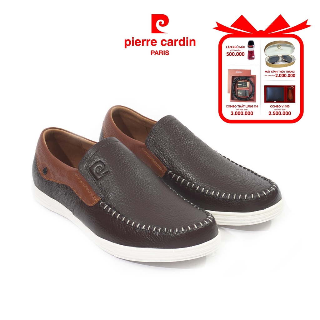 Giày lười nam Pierre Cardin PCMFWLD098BRW