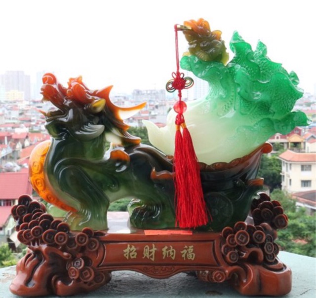 Tượng Tỳ Hưu Kéo Bắp Cải, Cóc Ngậm Tiền Phong Thuỷ Dùng Trang Trí Nội Thất | BigBuy360 - bigbuy360.vn