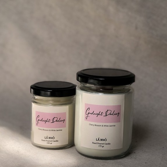 [NẾN THƠM THIÊN NHIÊN LÁ NHỎ][8 mùi hương-2 size-handmade candle] [An toàn-Không khói-Mùi hương độc đáo, tinh tế]