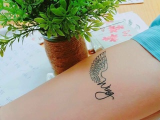 Xăm dán tha thu - thiên thần trong anh