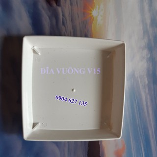 Đĩa vuông lót chậu nhựa trồng cây v150