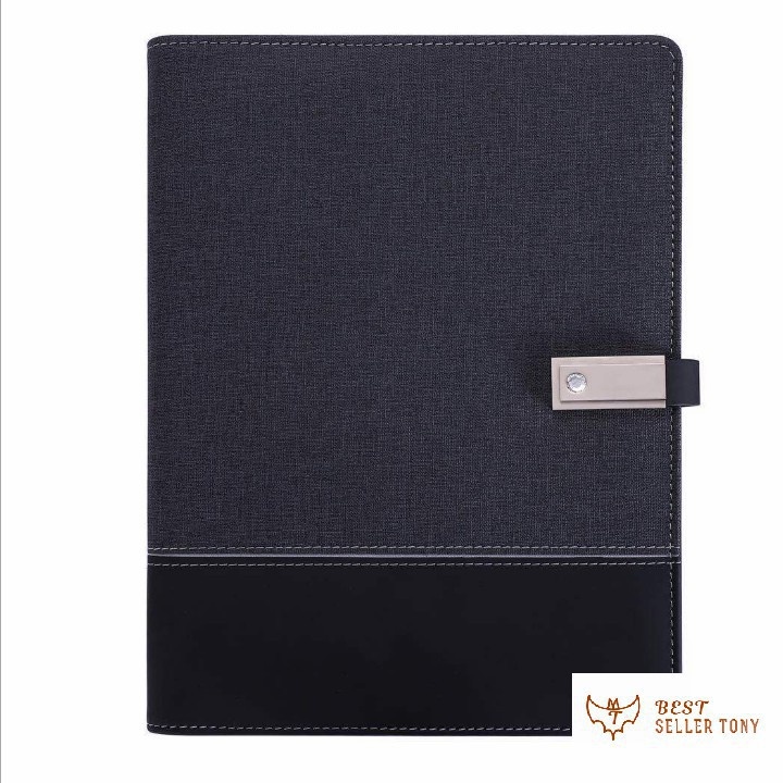 Sổ tay kiêm sạc dự phòng 8000mAh có dây sẵn bên trong  - Giá siêu hấp dẫn