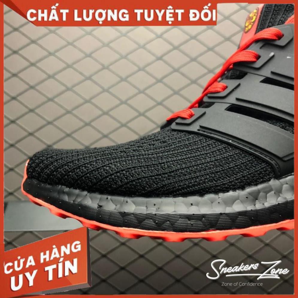 (FREE SHIP + HỘP + QUÀ) Giày thể thao ULTRA BOOST 4.0 multi colors Black đen gót thổ cẩm siêu đẹp cho nam và nữ | WebRaoVat - webraovat.net.vn