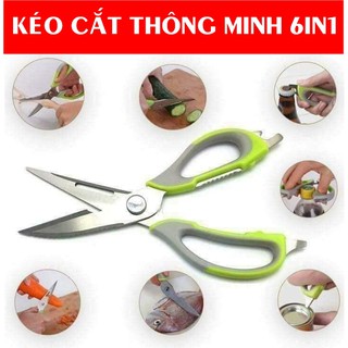 Kéo cắt thông minh 6in1 siêu tiện lợi
