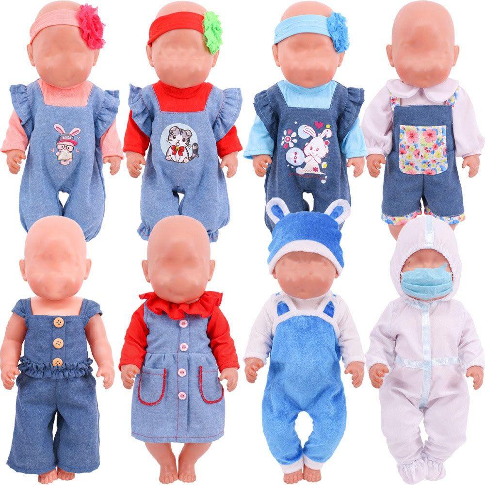 RAINBOW Bộ Đồ Ngủ Cho Búp Bê Mới Sinh