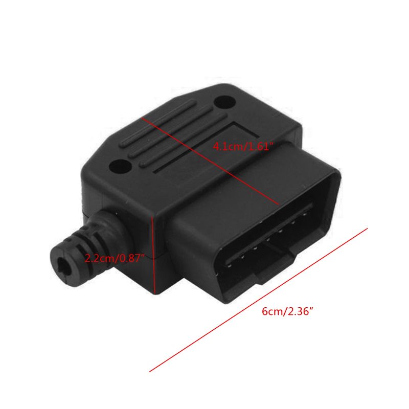 Phích Cắm Chuyển Đổi OBD2 16 Pin Chuyên Dụng Cho Xe Hơi