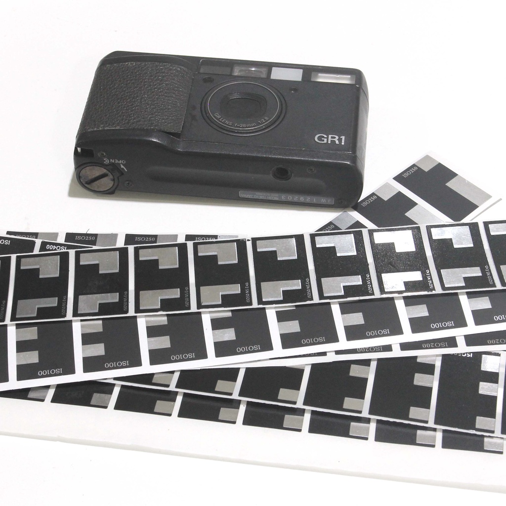 Bộ 10 Miếng Dán Mã Số iso 50 / 100 / 200 / 250 / 400 / 500 / 800 / 1600 dx